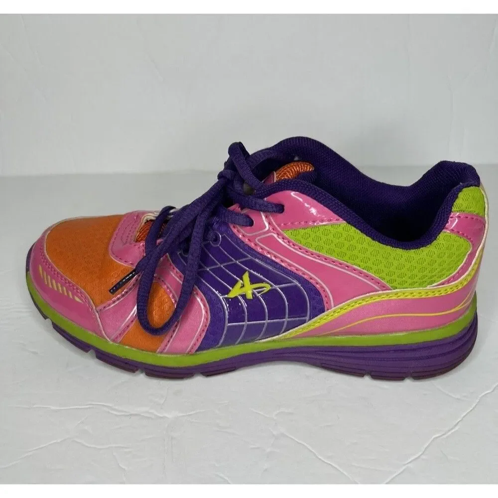 Athletech Willow 2 Lace Up Sneakers Women’s 7M Pink Purple Orange Athletic